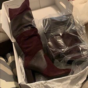 New.. cute above the knee boots.... square heel